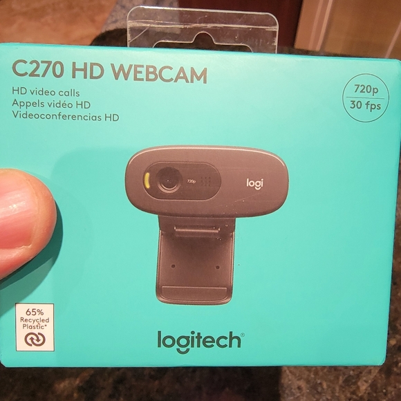 Logitech C270 HD Webcam 720p Black Video Web Cam | In Hand | Fast Shipping - Picture 2 of 2